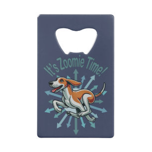 Abrebotellas De Tarjeta De Crédito Es Zoomie Time American Fox Hound
