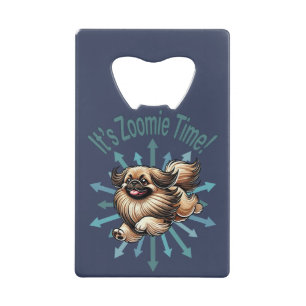Abrebotellas De Tarjeta De Crédito Es Zoomie Time Pekingese