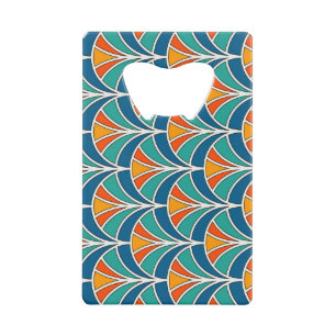 Abrebotellas De Tarjeta De Crédito Escala de peces: asiática tradicional