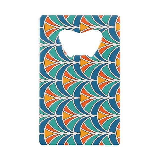 Abrebotellas De Tarjeta De Crédito Escala de peces: asiática tradicional (Anverso)