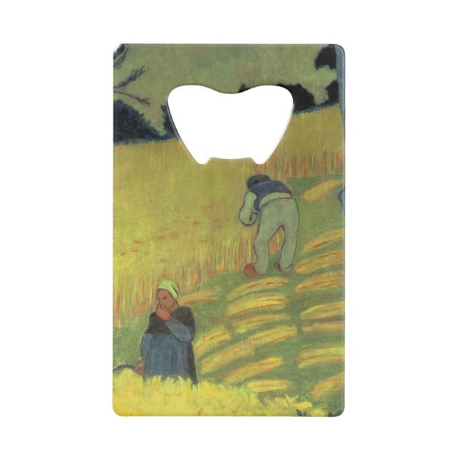 Abrebotellas De Tarjeta De Crédito Escena de la cosecha (Anverso)