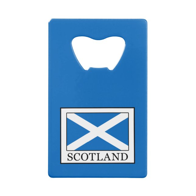 Abrebotellas De Tarjeta De Crédito Escocia (Anverso)