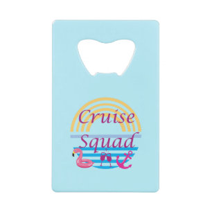 Abrebotellas De Tarjeta De Crédito Escuadrón de cruceros