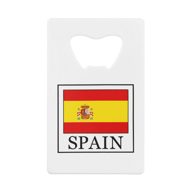 Abrebotellas De Tarjeta De Crédito España (Anverso)