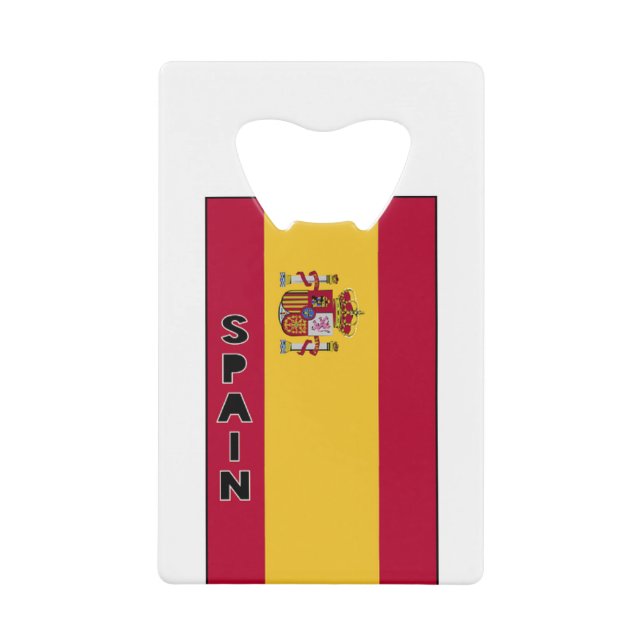 Abrebotellas De Tarjeta De Crédito España (Anverso)