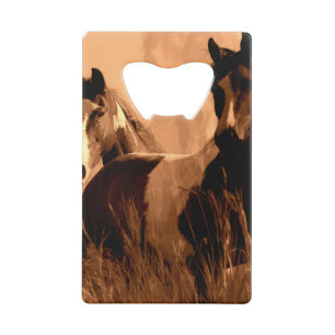 Abrebotellas De Tarjeta De Crédito Espíritu de caballo