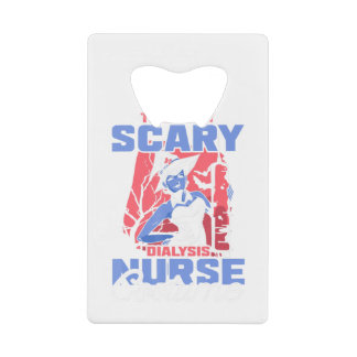 Abrebotellas De Tarjeta De Crédito Esta es mi Scary Dialysis Nurse Costume Halloween.