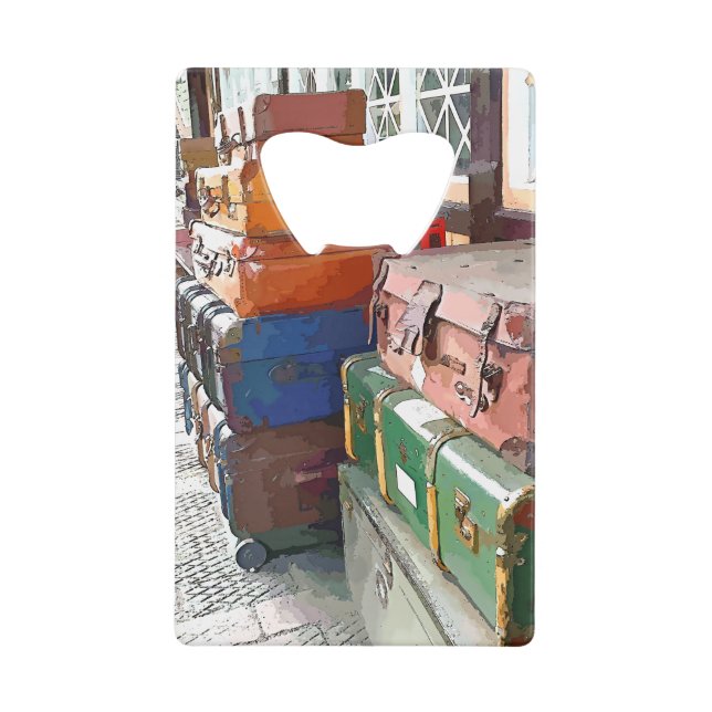 ABREBOTELLAS DE TARJETA DE CRÉDITO ESTACIONES DE TREN (Anverso)