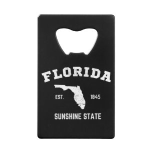 Abrebotellas De Tarjeta De Crédito Estado Sunshine Florida Oriental 1845