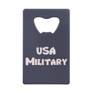 Abrebotellas De Tarjeta De Crédito Estadounidense Militar Americano