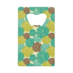 Abrebotellas De Tarjeta De Crédito Estampado de flores 3