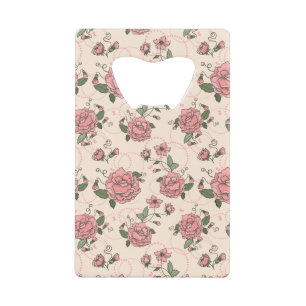 Abrebotellas De Tarjeta De Crédito Estampado de flores 5 2