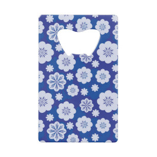 Abrebotellas De Tarjeta De Crédito estampado de plores