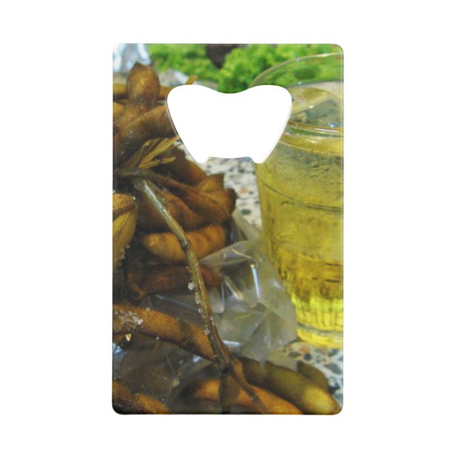 Abrebotellas De Tarjeta De Crédito Estilo tailandés de Edamame (Anverso)