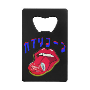 Abrebotellas De Tarjeta De Crédito Estrella de rockstar Mikitiez capricornio