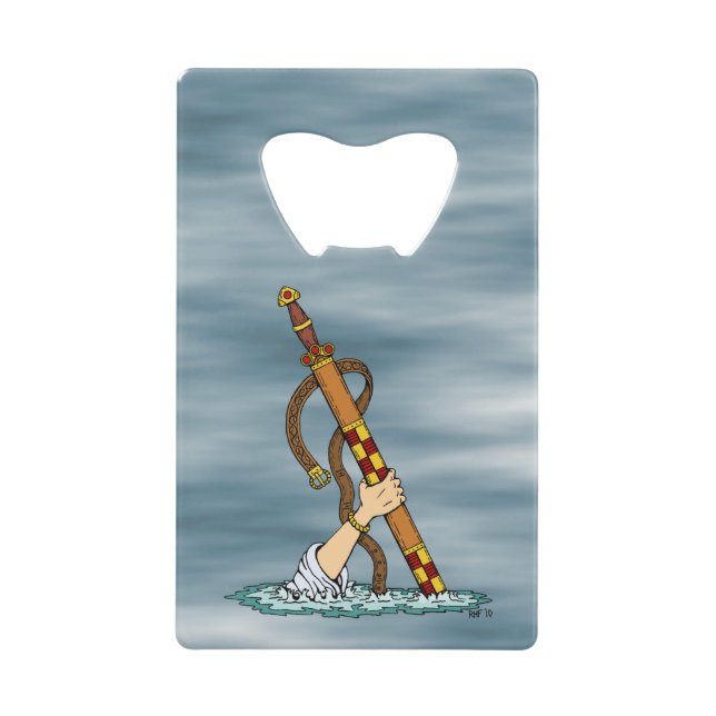 Abrebotellas De Tarjeta De Crédito Excalibur (Anverso)