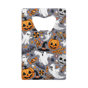 Abrebotellas De Tarjeta De Crédito Fantasmas fantasmagóricos y adorables monstruos ad