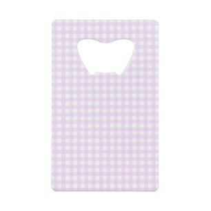 Abrebotellas De Tarjeta De Crédito Faye and Lauren Stainless Steel Gingham