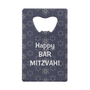Abrebotellas De Tarjeta De Crédito ¡Feliz Bar Mitzvah!