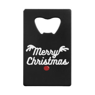 Abrebotellas De Tarjeta De Crédito Feliz Navidad