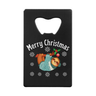 Abrebotellas De Tarjeta De Crédito Feliz Navidad