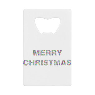Abrebotellas De Tarjeta De Crédito Feliz Navidad Círculos Prisioneros 3
