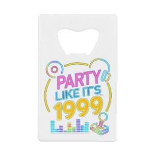 Abrebotellas De Tarjeta De Crédito Fiesta Como Si Fuera 1999®™ – Neon Soundtrack