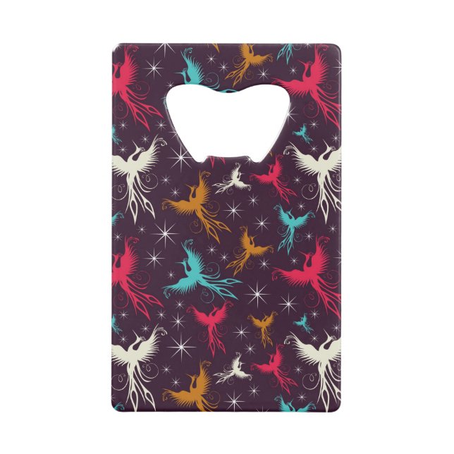 Abrebotellas De Tarjeta De Crédito Figura modelo de los pájaros de Phoenix (Anverso)