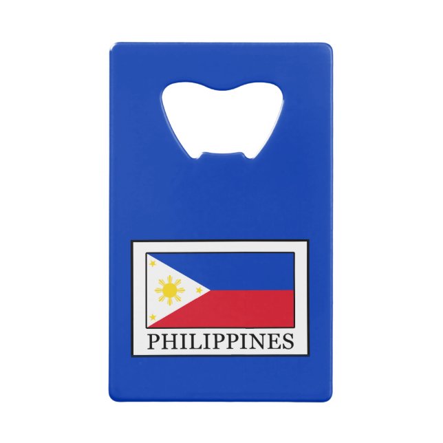 Abrebotellas De Tarjeta De Crédito Filipinas (Anverso)