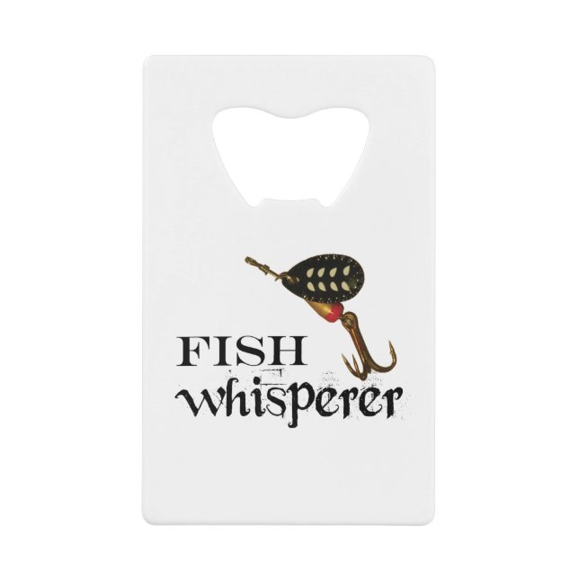 Abrebotellas De Tarjeta De Crédito Fish Whisperer (Anverso)