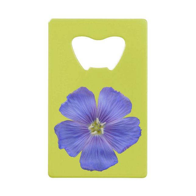 Abrebotellas De Tarjeta De Crédito Flaux azul #1 (Anverso)
