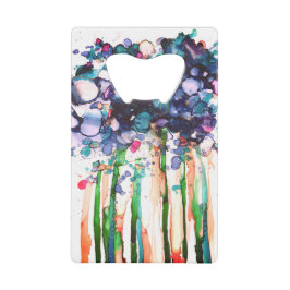 Abrebotellas De Tarjeta De Crédito Flores