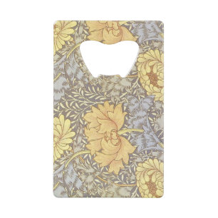 Abrebotellas De Tarjeta De Crédito Flores de crisantemo de William Morris
