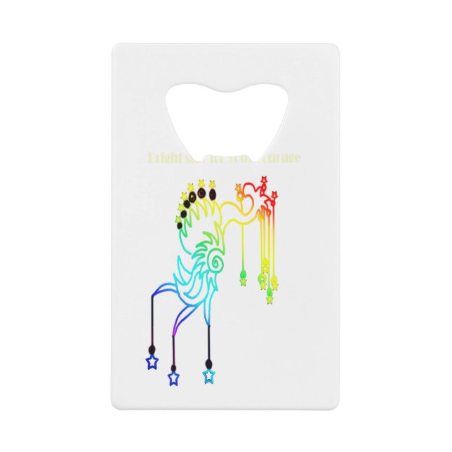 Abrebotellas De Tarjeta De Crédito Fomento y logro (Anverso)