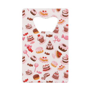 Abrebotellas De Tarjeta De Crédito Fondo dulce