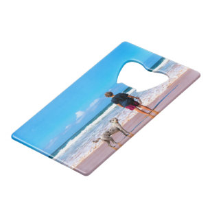 Abrebotellas De Tarjeta De Crédito Foto personalizado Haz tu propio diseño - Amo a mi