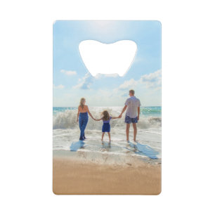 Abrebotellas De Tarjeta De Crédito Foto personalizado Única Su Propio Diseño Person