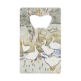 Abrebotellas De Tarjeta De Crédito Fotos del pato blanco dibujadas a mano Clipart Fam