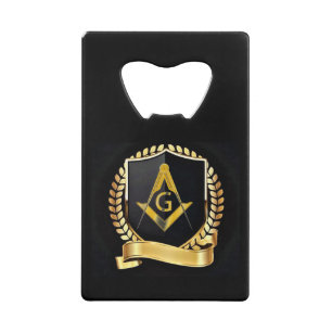 Abrebotellas De Tarjeta De Crédito Freemason