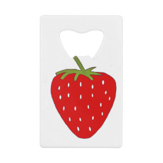 Abrebotellas De Tarjeta De Crédito Fruity Strawberry