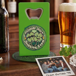 Abrebotellas De Tarjeta De Crédito Funny Official Irish Drinking Team Wallet Opener