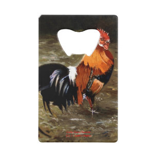 Abrebotellas De Tarjeta De Crédito Gallo/Galo/Rooster