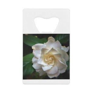 Abrebotellas De Tarjeta De Crédito Gardenia blanca