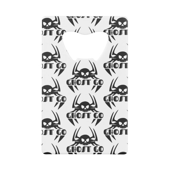Abrebotellas De Tarjeta De Crédito Ghost Go Spooky Season (Anverso)