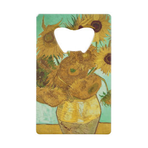 Abrebotellas De Tarjeta De Crédito Girasoles de Vincent van Gogh el , 1888