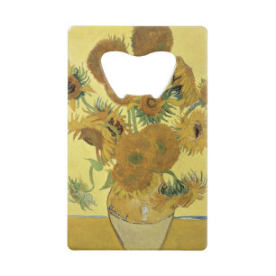 Abrebotellas De Tarjeta De Crédito Girasoles de Vincent van Gogh el , 1888