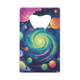 Abrebotellas De Tarjeta De Crédito Giro planetario