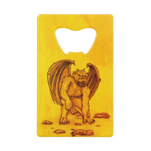 Abrebotellas De Tarjeta De Crédito Golem Gárgola