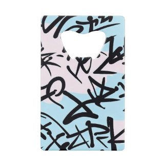 Abrebotellas De Tarjeta De Crédito Graffiti moderno
