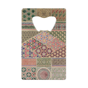 Abrebotellas De Tarjeta De Crédito "Gramática del ornamento", capítulo VII, placa